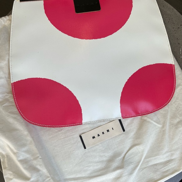 Marni Large Leather Clutch - NWT - Picture 2 of 7